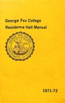 Student Handbook, 1971-1972 Residence Hall Manual