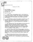 Letter to Mr. Tom Breman from Roy P. Clark