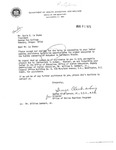 Letter to Mr. David C. Le Shana