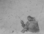 Native Alaskan in the Snow by George Fox University Archives