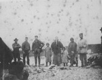 Native Alaskan People on Beach by George Fox University Archives