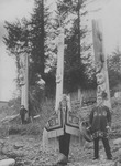 Totem Pole in Alaska by George Fox University Archives