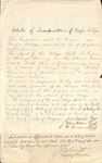 Articles of Incorporation, 1891 by George Fox University Archives