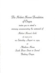 Herbert Hoover Foundation Invitation to 100 Year Celebration of Hoover's Birth