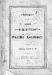 Pacific Academy Catalog, 1885-1886
