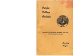 Pacific College Catalog, 1943-1945