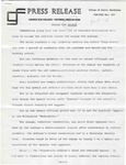 GFU Mascot Press Release by George Fox University Archives