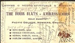 Four Flats Business Card by George Fox University Archives