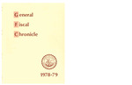 General Fiscal Chronicle, 1978-79 by Various