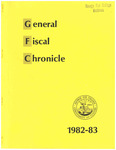 General Fiscal Chronicle, 1982-1983 by Various