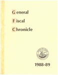 General Fiscal Chronicle, 1988-1989 by Various