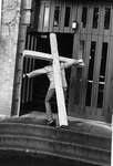 Carrying Cross to Wood Mar Hall by George Fox University Archives