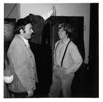Two Men Laugh Backstage by George Fox University Archives