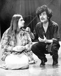 Male and Female Act Low to Ground on Stage by George Fox University Archives