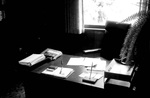 Barry Hubbell's office "Pranked" by George Fox University Archives