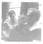 Men Talking at the Fall Convocation of 1972 by George Fox University Archives