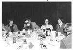 People at the Fall Dinner in Idaho in November 1974 by George Fox University Archives