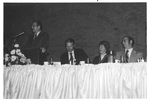 Man Speaking at the Fall Dinner in Idaho in November 1974 by George Fox University Archives