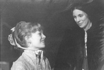 Two actresses smile together by George Fox University Archives