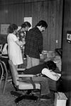 Student Assistants in Development Office by George Fox University Archives