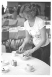 Woman at Alumni Dinner by George Fox University Archives
