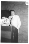 Man Speaking at the Dinner in Idaho in 1976 by George Fox University Archives