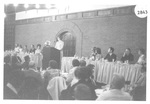 Woman Speaking at the Dinner in Idaho in 1976 by George Fox University Archives