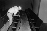 Cleaning New Bauman Auditorium