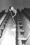 Cleaning New Bauman Auditorium by George Fox University Archives