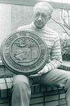 Bill Loewen, Carver of GFC Seal by George Fox University Archives