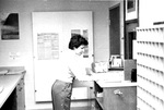 Jo Helsabeck, Switchboard Mail Room by George Fox University Archives