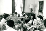 Lunch time in Minthorne Lounge by George Fox University Archives