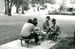 Lunch time in Minthorne Lounge by George Fox University Archives