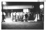 People Standing Outside at an Alumni Reception by George Fox University Archives