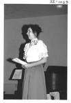 Woman Performing at an Alumni Reception by George Fox University Archives