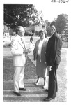 People Standing and Talking at an Alumni Reception by George Fox University Archives