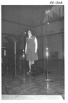 Woman Performing at the Alumni Talent Show in 1983 by George Fox University Archives