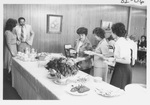 People at the Secretary Luncheon in 1980 by George Fox University Archives