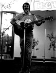 George Myers performs on guitar by George Fox University Archives