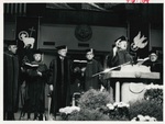 People at the Fall Convocation in 1986 by George Fox University Archives