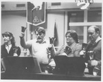 Bell Choir Performing at the Alumni Talent Show in 1987 by George Fox University Archives