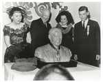 Unveiling of Hoover Bust by President Eisenhower by George Fox University Archives