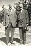 Levi Pennington and Herbert Hoover by George Fox University Archives