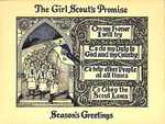 Girl Scouts Promise Greeting Card by George Fox University Archives