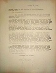 Levi Pennington Writing to the Federal Council of the Churches of Christ in America, October 22, 1946 by Levi T. Pennington