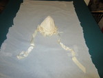 Knit White Baby Bonnet by George Fox University Archives