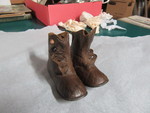 Leather Baby Boots by George Fox University Archives