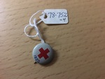 Red Cross Lapel Pin by George Fox University Archives