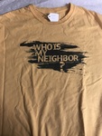 Who Is My Neighbor Serve Day Shirt by George Fox University Archives