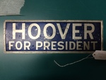 Hoover Sign by George Fox University Archives